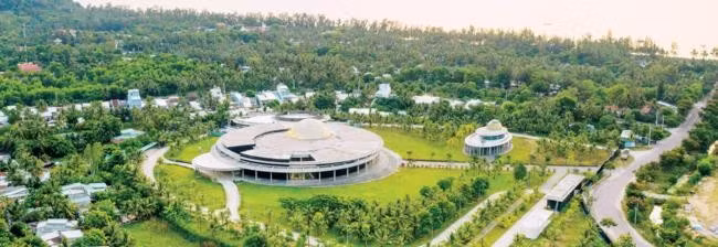 Quang cảnh Tổ hợp Không gian khoa học tại Khu đô thị khoa học Quy Hòa (TP Quy Nhơn). Ảnh: NGUYỄN DŨNG