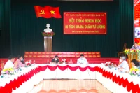 Đak Pơ tổ chức Hội thảo khoa học Di tích bia đá Chăm Tư Lương