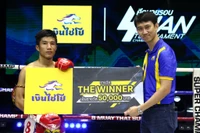 Võ sĩ Muay Trương Cao Minh Phát thắng cả 2 trận knock-out trên đất Thái