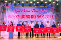 Phường Yên Đổ giành giải nhất toàn đoàn Liên hoan tiếng hát Hoa phượng đỏ