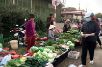 Chợ chiều ven đô ngày Tết