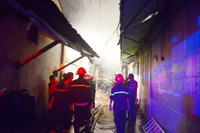 Cháy cửa hàng vàng mã, bé 4 tháng tuổi bị ngạt khói