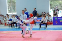 Hơn 140 võ sĩ tranh tài ở Giải Vô địch Taekwondo huyện Krông Pa