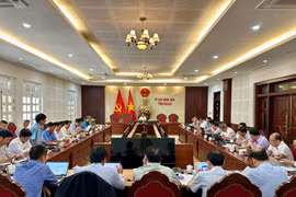 Quang cảnh buổi làm việc. Ảnh: Hà Duy