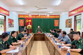 Bí thư Tỉnh ủy Thái Đại Ngọc làm việc với Đồn Biên phòng Ia Pnôn
