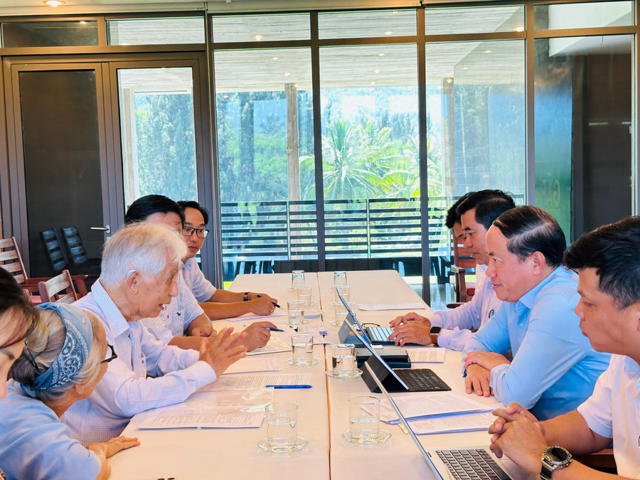 Quang cảnh buổi làm việc. Ảnh: Trương Trang anh-3-toan-canh-buoi-lam-viec.jpg