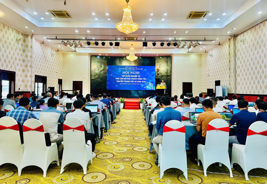 Quang cảnh hội nghị tập huấn. Ảnh: Trương Trang toan-canh-hoi-nghi-tap-huan-nghiep-vu.jpg