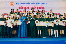 Tuyên dương 105 nữ cựu chiến binh tiêu biểu giai đoạn 2020-2025.