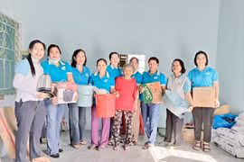 Hội Liên hiệp Phụ nữ xã An Nhơn Tây hưởng ứng Chiến dịch Quang Trung.