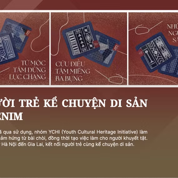 Khi người trẻ kể chuyện di sản bằng denim