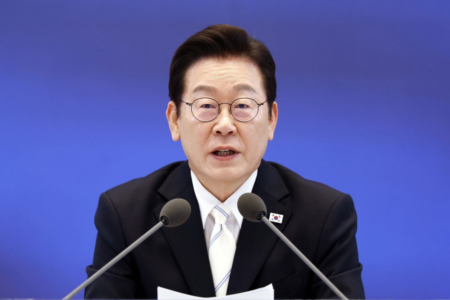 Tổng thống Hàn Quốc Lee Jae Myung. Ảnh: Yonhap/TTXVN tong-thong-han-quoc-lee-jae-myung.jpg