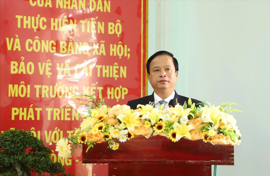 Phó Chủ tịch Thường trực UBND tỉnh Nguyễn Tuấn Thanh phát biểu chỉ đạo Đại hội. Ảnh: N.D z6906039441709-17e269b443d51cc782db5b4c0f7deffc.jpg