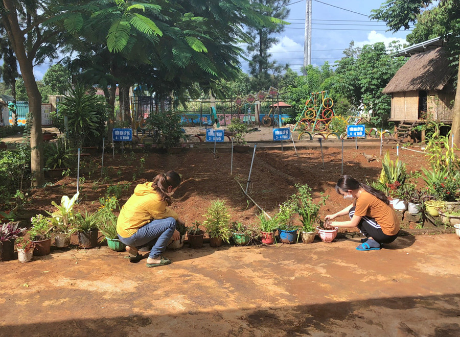 Sở GD-ĐT yêu cầu các cơ sở giáo dục tổ chức phân công trực trường bảo đảm an toàn, vệ sinh trường học. Ảnh: M.T 4.jpg
