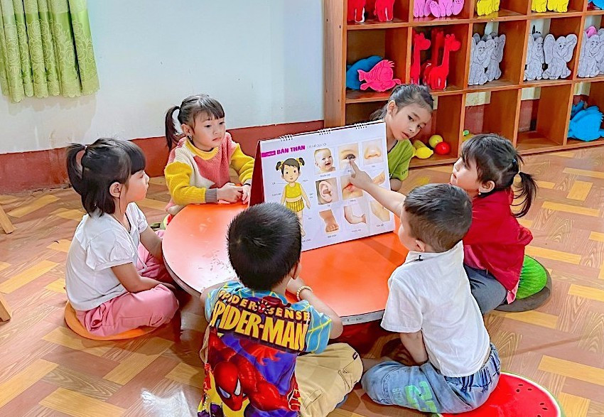 Phòng GD-ĐT tăng cường phối hợp với chính quyền địa phương tổ chức các hoạt động sinh hoạt hè cho trẻ phù hợp lứa tuổi, bổ ích, thiết thực. Ảnh: M.T mien-hoc-phi-cho-tre-5-tuoi-duoc-xem-la-tro-luc-lon-giup-truong-mau-giao-son-lang-xa-son-lang-huyen-kbang-lam-tot-cong-tac-huy-dong-tre-den-lop-va-duy-tri-si-so-trong-suot-nam-hoc.jpg