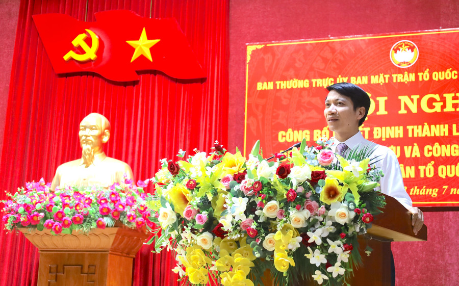 Phó Bí thư Tỉnh ủy, Chủ tịch Ủy ban MTTQ Việt Nam tỉnh Nguyễn Ngọc Lương phát biểu chỉ đạo tại hội nghị. Ảnh: Anh Phương img-1889.jpg