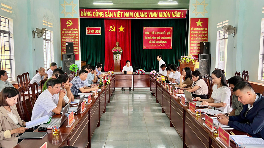 Quang cảnh buổi làm việc. Ảnh: M.Q quang-canh-buoi-lam-viec.jpg