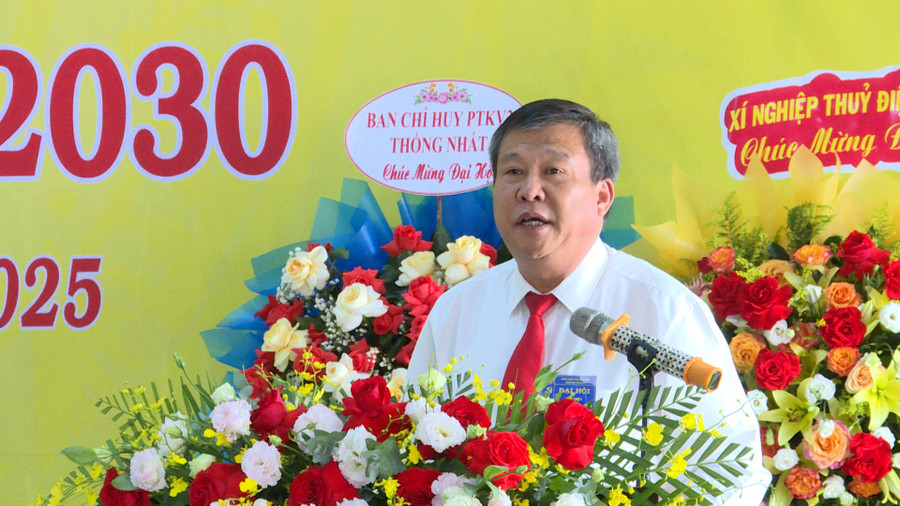 Đồng chí Thái Thanh Bình-Ủy viên Ban Thường vụ Tỉnh ủy, Chủ nhiệm Ủy ban Kiểm tra Tỉnh ủy phát biểu chỉ đạo tại Đại hội. Ảnh: B.Đ chu-nhiem-uy-ban-kiem-tra-tinh-uy-thai-thanh-binh-2.jpg