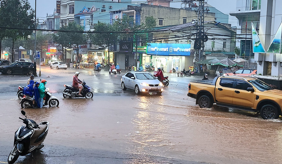 Khu vực phía Tây tỉnh dự báo có mưa rào và giông, cục bộ có nơi mưa to từ ngày 24 đến sáng 26-10. Ảnh: M.T khu-vuc-phia-tay-gia-lai-co-mua-rao-va-giong-cuc-bo-co-noi-mua-to.jpg