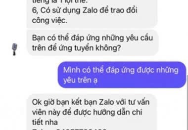 Tin nhắn ông Q. nhận từ các đối tượng lừa đảo (ảnh chụp màn hình). chup-man-hinh.jpg