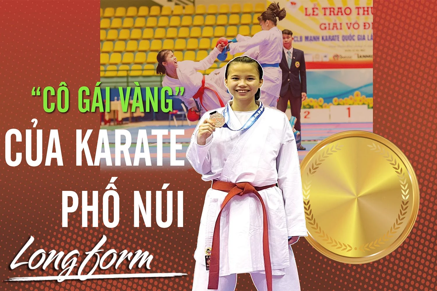 "Cô gái vàng" của karate Phố núi