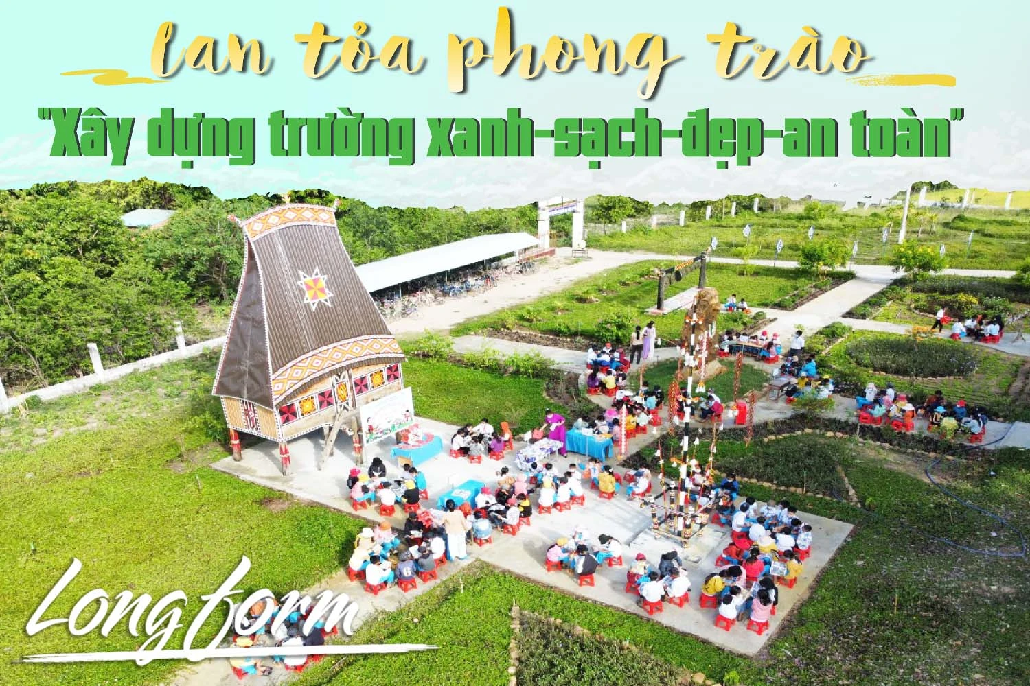 Lan tỏa phong trào "Xây dựng trường xanh-sạch-đẹp-an toàn"