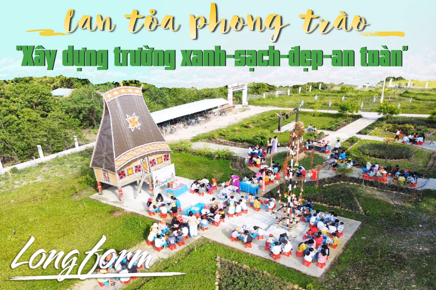 Lan tỏa phong trào "Xây dựng trường xanh-sạch-đẹp-an toàn"