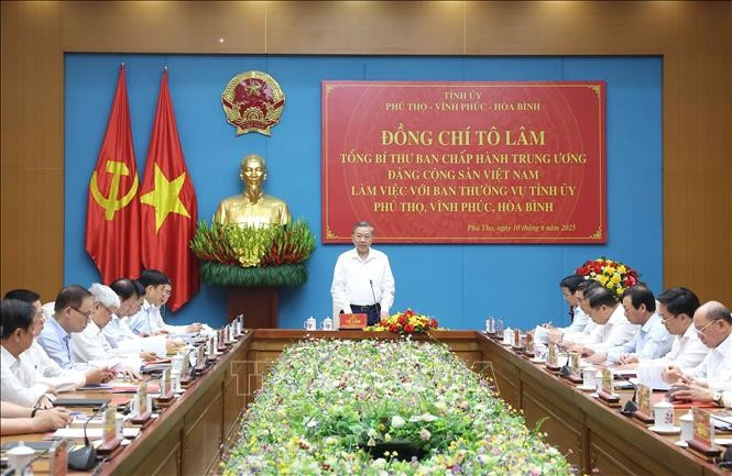 Tổng Bí thư Tô Lâm phát biểu chỉ đạo. Ảnh: Thống Nhất/TTXVN Tổng Bí thư Tô Lâm phát biểu chỉ đạo. Ảnh: Thống Nhất/TTXVN