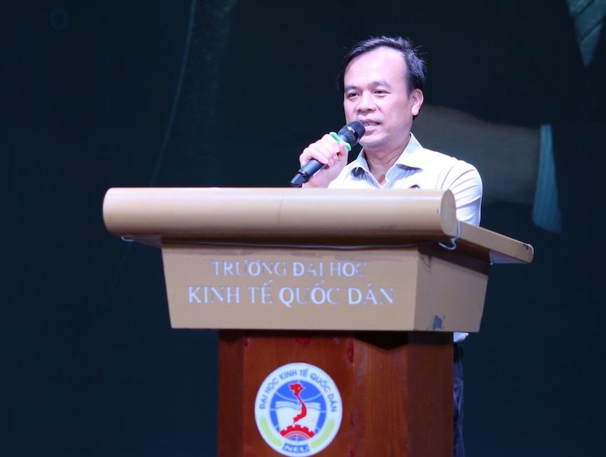 TS Nguyễn Minh Ngọc – Phó cục trưởng Cục Công nghệ thông tin và chuyển đổi số, Bộ Tài chính chia sẻ tại Lễ công bố cuộc thi MIS Talent 2025: “E-Mastery” với chủ đề Ứng dụng AI tối ưu hoá quản trị nguồn lực doanh nghiệp.Ảnh: Ban tổ chức TS Nguyễn Minh Ngọc – Phó cục trưởng Cục Công nghệ thông tin và chuyển đổi số, Bộ Tài chính chia sẻ tại Lễ công bố cuộc thi MIS Talent 2025: “E-Mastery” với chủ đề Ứng dụng AI tối ưu hoá quản trị nguồn lực doanh nghiệp.Ảnh: Ban tổ chức