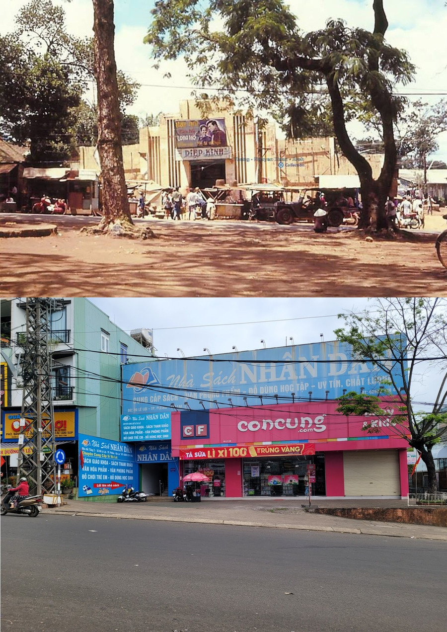 Rạp Diệp Kính năm 1970 nay là Nhà sách Nhân Dân. Ảnh: Ed Calaba/K.H rap-dk.png