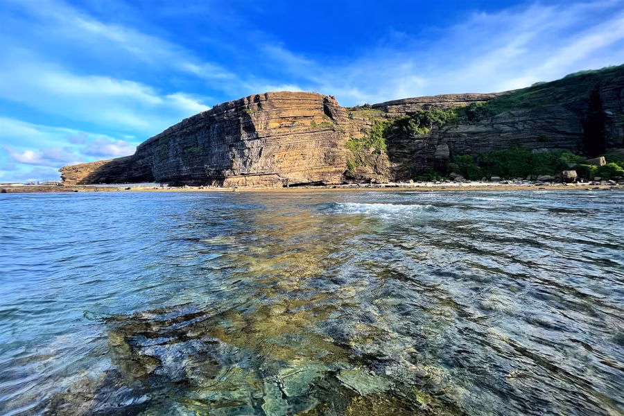 Lý Sơn nhìn từ biển