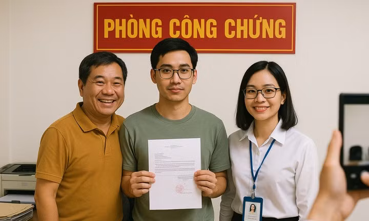 Từ 1/7, người dân đi công chứng phải chụp ảnh cùng công chứng viên. (Ảnh minh họa)