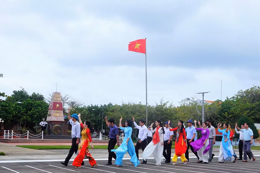 Đại diện các hộ dân ở đặc khu Trường Sa