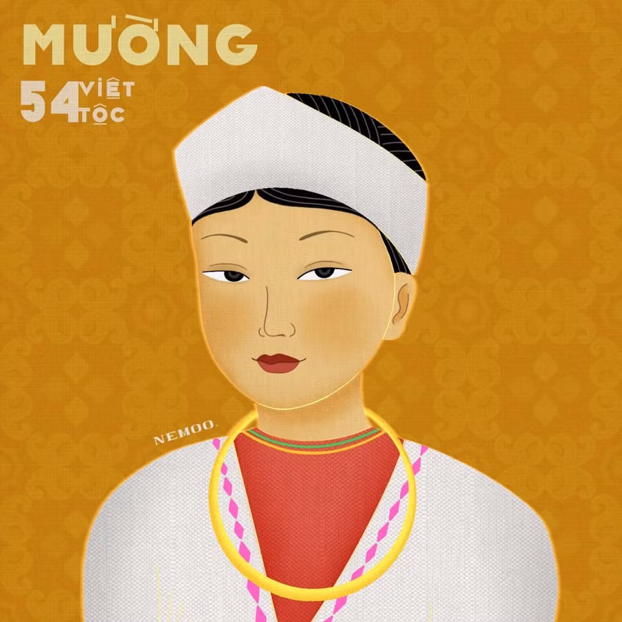 Hình ảnh người phụ nữ Mường trong 54 Việt Tộc.