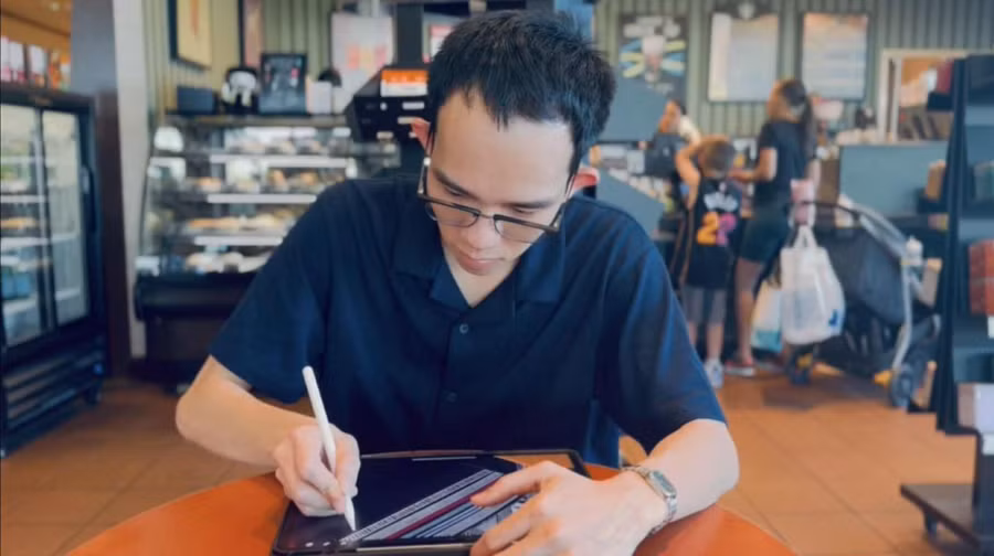 Chàng họa sĩ trẻ Trương An Dân và quá trình miệt mài tự học.