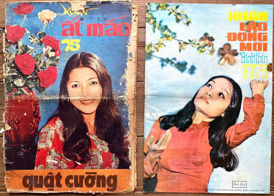 Những tờ báo xuân ông Hiệp lưu giữ được xuất bản vào năm 1975 và 1976. Những tờ báo xuân ông Hiệp lưu giữ được xuất bản vào năm 1975 và 1976.