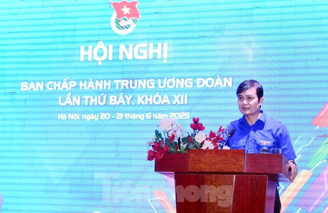 Anh Bùi Quang Huy phát biểu khai mạc hội nghị. Ảnh: Xuân Tùng Anh Bùi Quang Huy phát biểu khai mạc hội nghị. Ảnh: Xuân Tùng