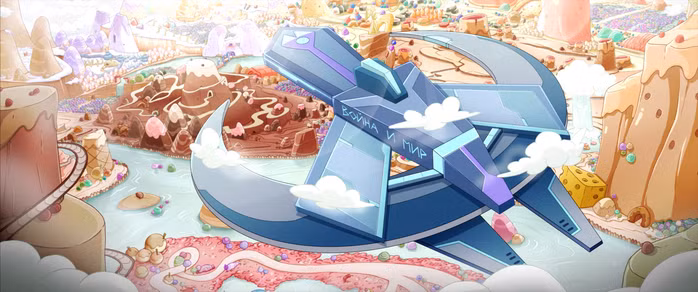 Cả hai đến một thế giới đầy màu sắc và phép thuật