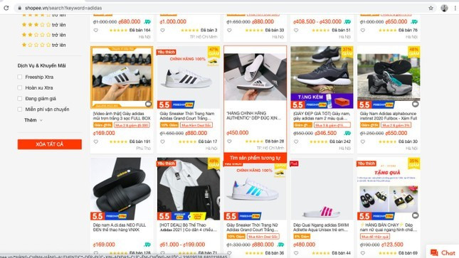Sự quản lý lỏng lẻo các sàn thương mại điện tử khiến các "chợ" này được ví là thiên đường của hàng giả, hàng nhái. Sự quản lý lỏng lẻo các sàn thương mại điện tử khiến các "chợ" này được ví là thiên đường của hàng giả, hàng nhái.
