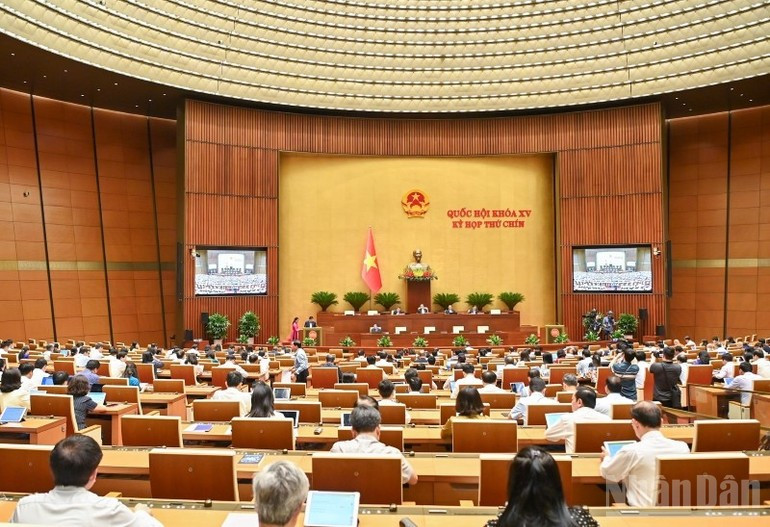 Quang cảnh phiên họp của Quốc hội, sáng 14/6/2025. (Ảnh: DUY LINH) Quang cảnh phiên họp của Quốc hội, sáng 14/6/2025. (Ảnh: DUY LINH)