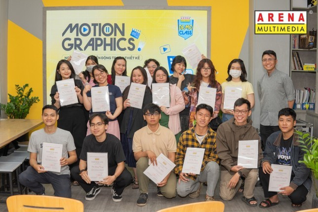 Arena Multimedia tổ chức lớp học thử (demo class) về motion graphics cho học sinh trải nghiệm Arena Multimedia tổ chức lớp học thử (demo class) về motion graphics cho học sinh trải nghiệm