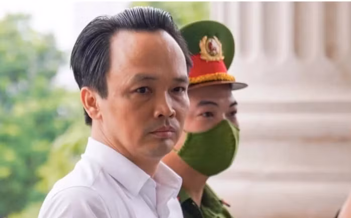 Ông Trịnh Văn Quyết tại phiên toà sơ thẩm.