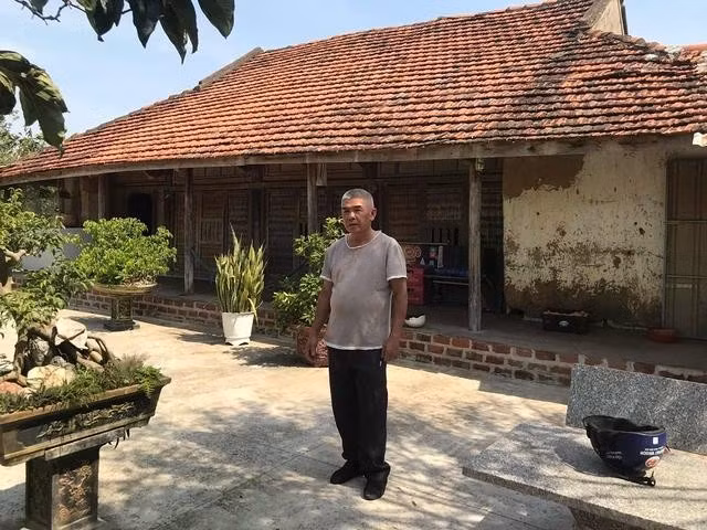Ngôi nhà cổ của cụ Mười Chương, đang được ông Huỳnh Ngọc Bích trông coi