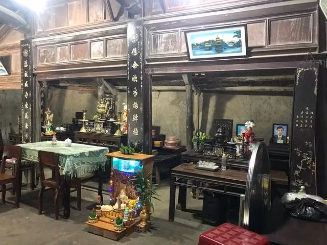 Nhà cổ ở TX.An Khê được làm cầu kỳ, tinh xảo