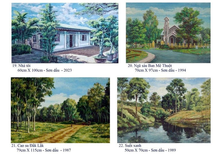 Những tác phẩm sáng tác tại Ban Mê của họa sĩ Nguyễn Bảo Châu. Những tác phẩm sáng tác tại Ban Mê của họa sĩ Nguyễn Bảo Châu.