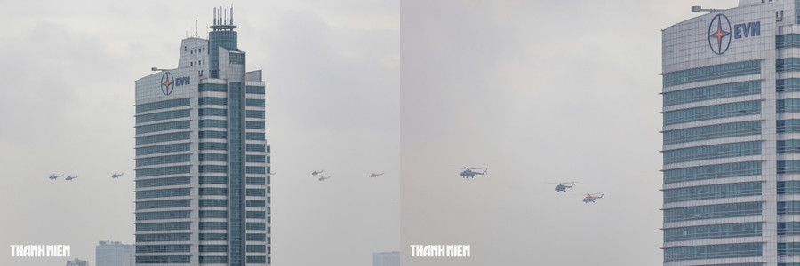 Biên đội 10 trực thăng bay qua tòa nhà EVN 1.jpg