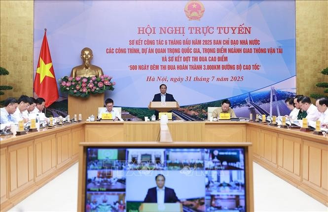 Thủ tướng Phạm Minh Chính chủ trì hội nghị. Ảnh: Dương Giang/TTXVN Thủ tướng Phạm Minh Chính chủ trì hội nghị. Ảnh: Dương Giang/TTXVN