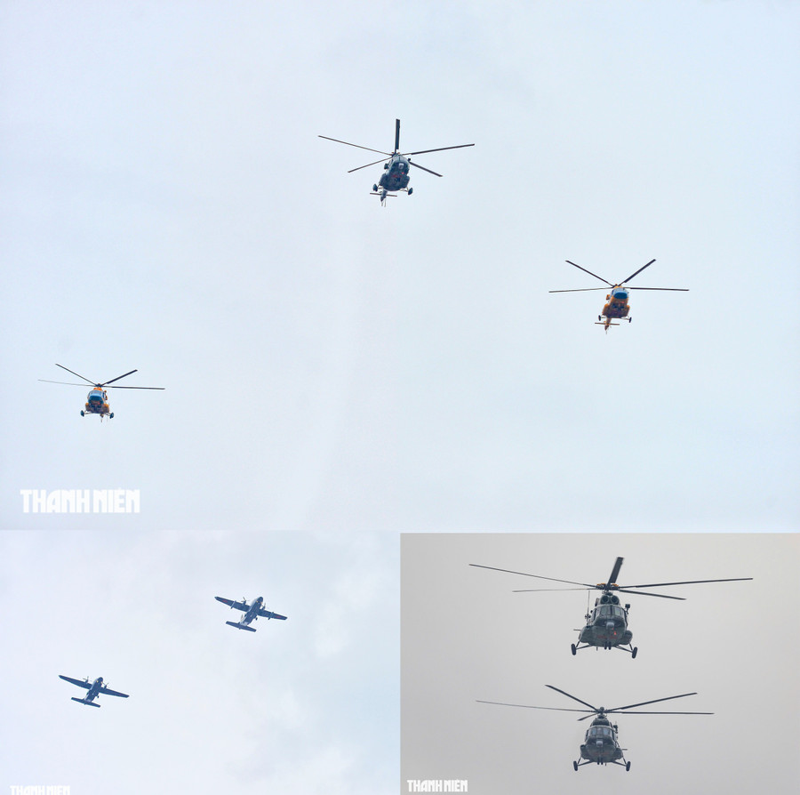 Đợt huấn luyện sáng nay Quân chủng Phòng không - Không quân huy động các dòng trực thăng Mi-8, Mi-17, Mi-171 và Mi-172, CASA untitled-1.jpg