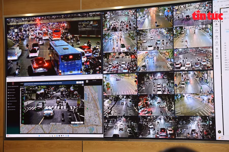 Mọi biến động giao thông được theo dõi, phân tích liên tục qua hệ thống camera AI, qua đó kịp thời điều chỉnh phương án, xử lý tình huống phát sinh và phát hiện, xử lý vi phạm, góp phần giữ vững giao thông an toàn, thông suốt.