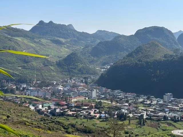 Mèo Vạc từ trên cao.