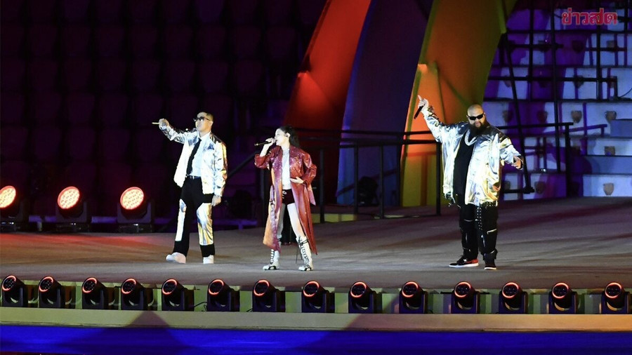 Violette Wautier biểu diễn bài hát chủ đề SEA Games 33 - 1% cùng hai rapper Golf F.Hero và Twopee.